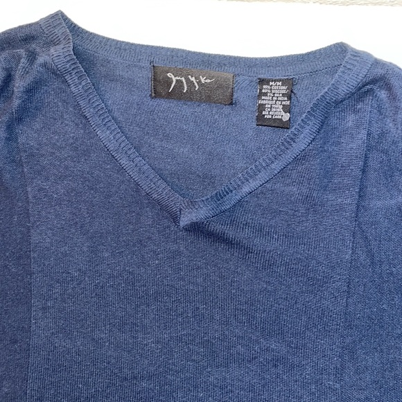 Jay Y. Ko Blue Sweater/Shirt Men's Medium - Picture 11 of 12